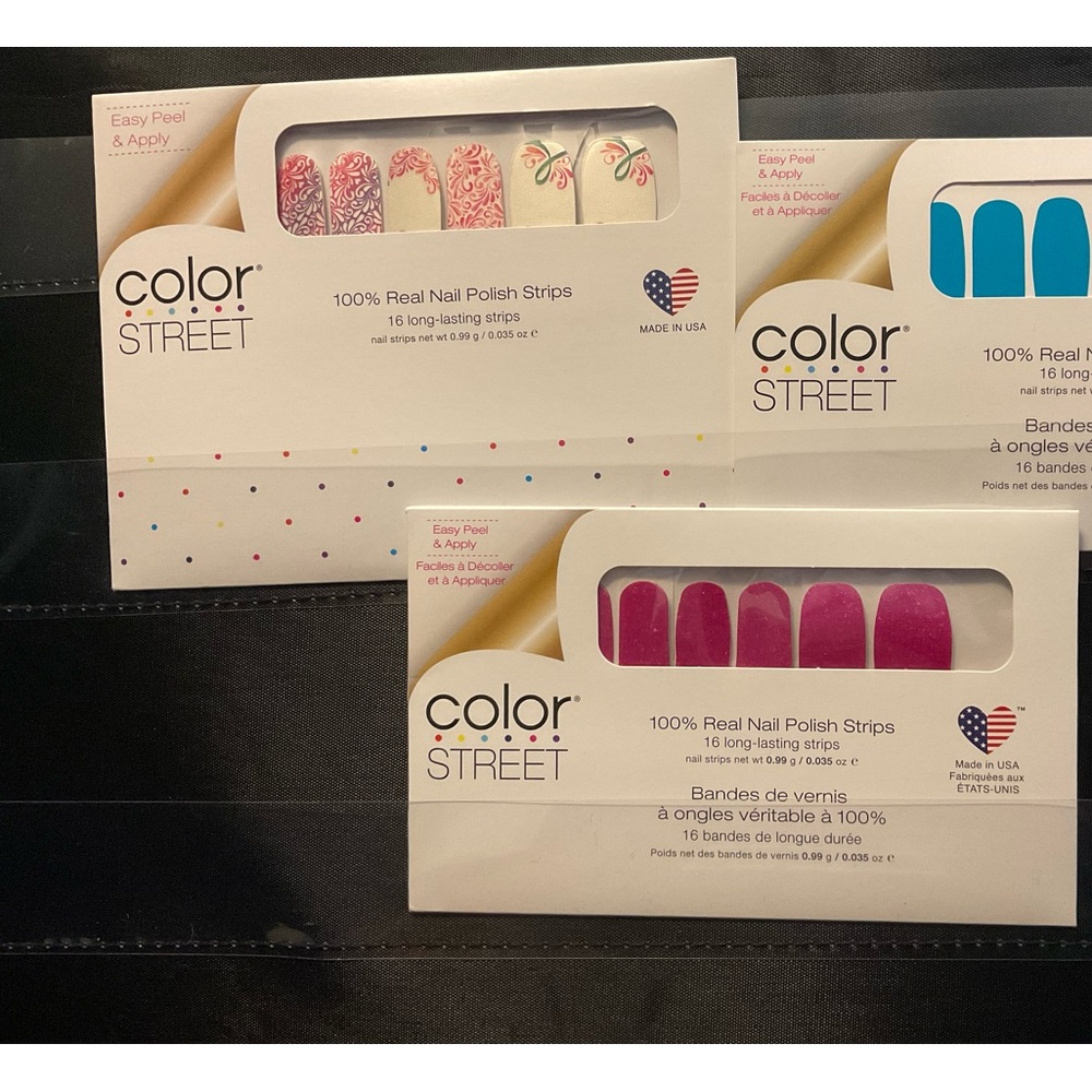 Listen and love Bundle Color Street Nail polish strips 3 sets